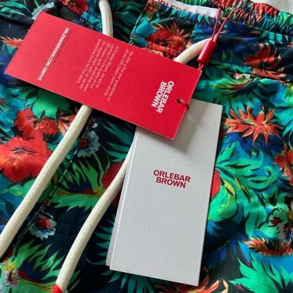 NEW ORLEBAR BROWN Standard Multi Anemone Swim Trunks size 28 - Picture 3 of 5